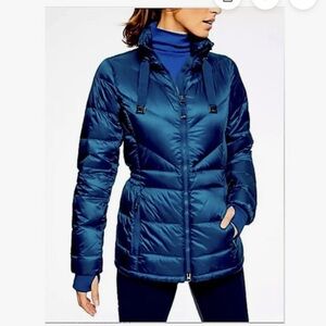 Athleta Jacket Banner Peak Down Coat Fitted Parka size XXS